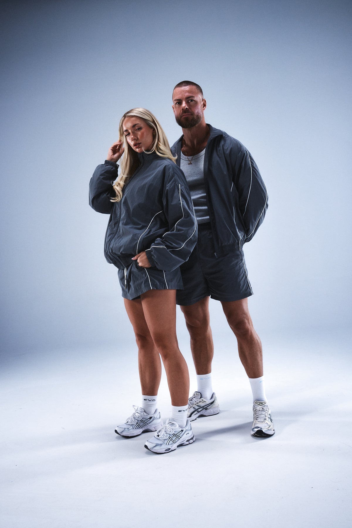EVDNCE Stride and Motion campaign, Steel and Core Blue