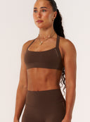 Cloud Compression Luxe Halter Bra - Malt
