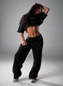 Core Relaxed Track Pants - Black