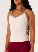 Cloud Compression Backless V Tank - Vanilla
