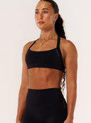 Cloud Compression Luxe Halter Bra - Black