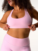 Cloud Compression Open Racer Back Bra - Avalon Pink