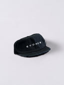 EVD 5-Panel Short Brim Cap in Faded Black / Pink, product shot