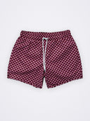 [men] Essentials Euro Boardshorts Berry flat lay front
