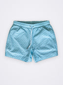[men] Essentials Euro Boardshorts Light Blue flat lay front
