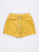 [men] Essentials Euro Boardshorts Yellow flat lay front