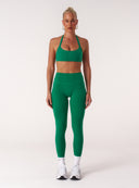 Cloud Compression Mid Rise Leggings - Palm Green