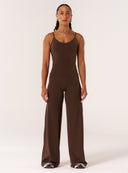 Cloud Compression Backless V Tank - Malt