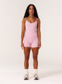 Cloud Compression Backless V Tank - Avalon Pink
