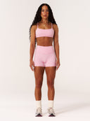 Cloud Compression Mid Rise Shorts - Avalon Pink