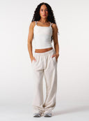 Core Relaxed Track Pants - Grey Marl