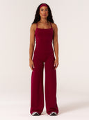 Cloud Compression Square Back Tank - Beet
