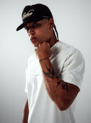 Essentials Script Hat - Jet Black
