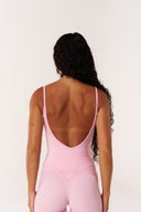 Cloud Compression Backless V Tank - Avalon Pink
