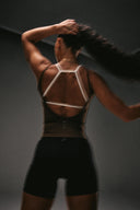 Cloud Compression Square Back Bra - Vanilla