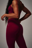 Cloud Compression Leggings - Beet