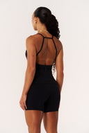 Cloud Compression Square Back Tank - Black