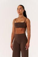 Cloud Compression Strappy Crop - Malt