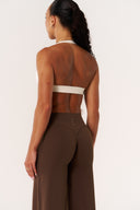 Cloud Compression Luxe Halter Bra - Vanilla