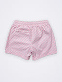 [men] Essentials Euro Boardshorts Avalon Pink flat lay back