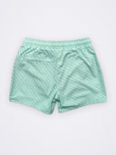 [men] Essentials Euro Boardshorts Glacier flat lay back