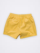 [men] Essentials Euro Boardshorts Yellow flat lay back