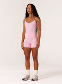 Cloud Compression Backless V Tank - Avalon Pink