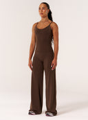 Cloud Compression Backless V Tank - Malt