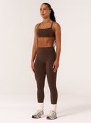 Cloud Compression Square Back Bra - Malt