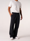 Essentials Straight Leg Track Pants - Washed Black