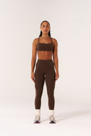 Cloud Compression Square Back Bra - Malt