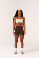 Cloud Compression Strappy Crop - Vanilla