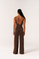 Cloud Compression Backless V Tank - Malt