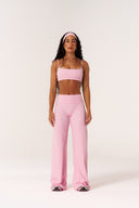Cloud Compression Strappy Crop - Avalon Pink