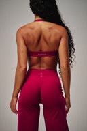 Cloud Compression Luxe Halter Bra - Beet