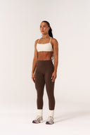 Cloud Compression Square Back Bra - Vanilla