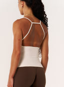 Cloud Compression Square Back Tank - Vanilla