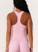 Cloud Compression Open Racer Back Tank - Avalon Pink