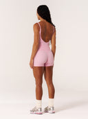 Cloud Compression Backless V Tank - Avalon Pink