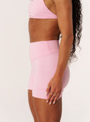 Cloud Compression Mid Rise Shorts - Avalon Pink