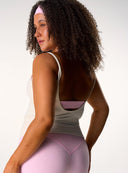 Cloud Compression Backless V Tank - Vanilla