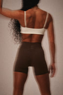 Cloud Compression Strappy Crop - Vanilla