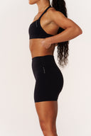 Cloud Compression Luxe Halter Bra - Black