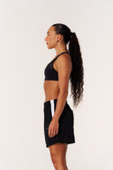 Cloud Compression Open Racer Back Bra - Black