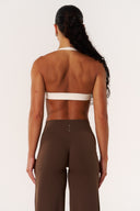 Cloud Compression Luxe Halter Bra - Vanilla