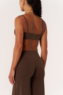 Cloud Compression Strappy Crop - Malt