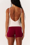 Cloud Compression Backless V Tank - Vanilla