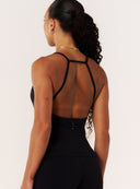 Cloud Compression Square Back Tank - Black