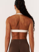 Cloud Compression Luxe Halter Bra - Vanilla