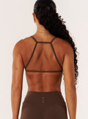 Cloud Compression Square Back Bra - Malt